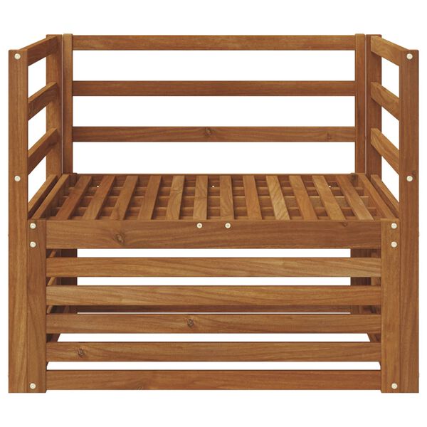 vidaXL 2 St&uuml;ck Sofa mit Armlehnen Natur