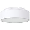 vidaXL Deckenlampe mit Strahlern Wei&szlig; 38 x 38 x 13,5 cm Stoff