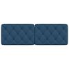 vidaXL Kopfteil-Kissen Blau 160 cm Stoff
