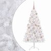vidaXL K&uuml;nstlicher Weihnachtsbaum mit Weihnachtskugel 210 cm 300 LEDs