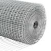 vidaXL Zaunpfosten Silber 25 x 1,5 m (12 x 12 mm Netz) Stahl