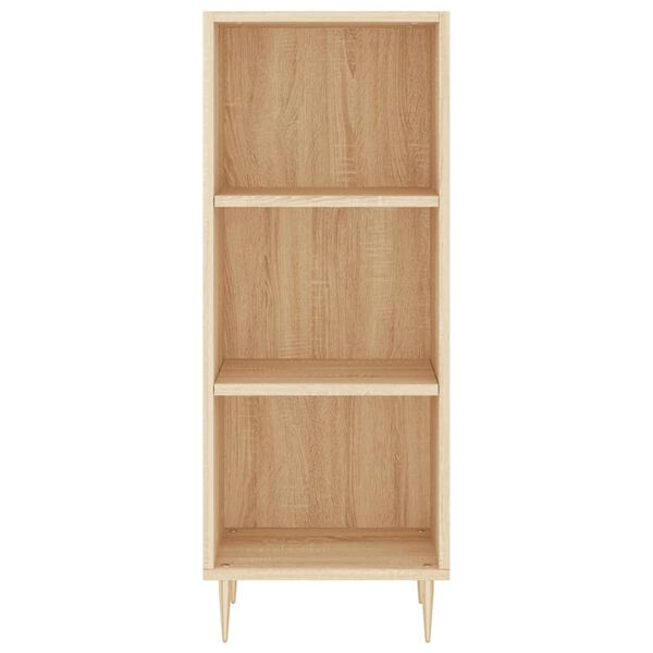 vidaXL Sideboard Sonoma-Eiche 34,5x32,5x90 cm Holzwerkstoff