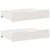vidaXL Bettschubladen 2 Stk. Wei&szlig; 80x55x17 cm Massivholz Kiefer
