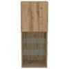 vidaXL TV-Schrankset Artisan-Eiche 40,5 x 30 x 102 cm Holzwerkstoff