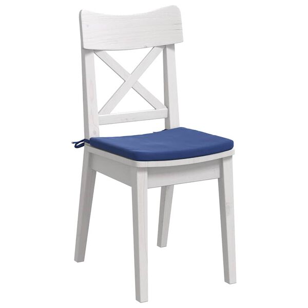 vidaXL Sitzkissen 4 pcs Polizeiblau 40 x 40 x 3 cm Samt