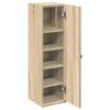 vidaXL Badezimmerschrank mit Rollenhalter Sonoma-Eiche 20,5x22x72 cm