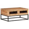 vidaXL Couchtisch 90x60x40 cm Massivholz Akazie