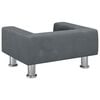 vidaXL Kindersofa Dunkelgrau 50x40x26,5 cm Samt