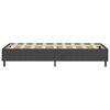 vidaXL Boxspringbett Dunkelgrau Stoff 100x200 cm