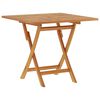 vidaXL Gartentisch Klappbar 85x85x76 cm Teak Massivholz