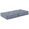 vidaXL Modulare Sofagarnitur Grau 70 x 70 x 36 cm Stoff
