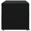 vidaXL Hocker Schwarz 61 x 41 x 40 cm Samt und Engineering Holz