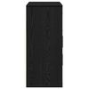vidaXL Sideboard Schwarz Eichen-Optik 60 x 31 x 70 cm Holzwerkstoff
