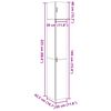 vidaXL Hochschrank Schmal Eichen-Optik 30x42,5x225 cm Holzwerkstoff