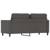 vidaXL 2-Sitzer-Sofa Grau 140 cm Kunstleder
