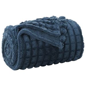 vidaXL Wohndecke Marineblau 200 x 150 cm 0.75 kg Fleece