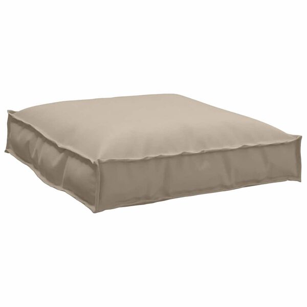 vidaXL Kissen Taupe 70 x 70 x 12 cm Oxford-Stoff