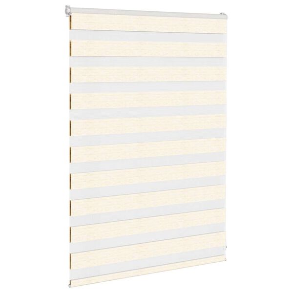 vidaXL Zebrarollo Marmorbeige 115x100cm Stoffbreite 110,9 cm Polyester