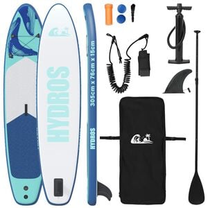 vidaXL Aufblasbares Stand Up Paddle Board HYDROS 305 x 76 x 15 cm f&uuml;r