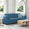 vidaXL 3-Sitzer-Sofa Blau 220x77x82 cm Samt