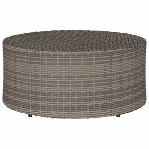 vidaXL Outdoor Kaffeetische Grau &Oslash; 68 x 30 cm Rattan