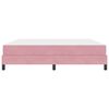 vidaXL Boxspringbett mit Matratze Rosa 180 x 210 cm Stoff