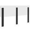 vidaXL Kopfteil Schwarz Eichen-Optik 200 cm Holzwerkstoff
