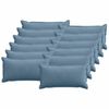 vidaXL Kissenbezug 12 stk. HOUTEN Blau 40 x 80 cm Cord