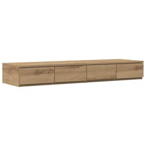 vidaXL Bettschubladen Artisan-Eiche 120 x 36,5 x 16,5 cm Holzwerkstoff