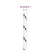 vidaXL Arbeitsseil Wei&szlig; 10 mm 100 m Polyester