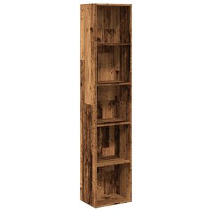 vidaXL B&uuml;cherregal Altholz-Optik 40x30x189 cm Holzwerkstoff