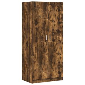 vidaXL Kleiderschrank R&auml;uchereiche 80x52x180 cm Holzwerkstoff