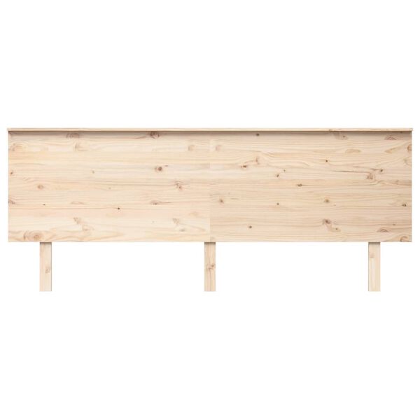 vidaXL Bett-Kopfteil 204x6x82,5 cm Massivholz Kiefer