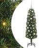 vidaXL K&uuml;nstlicher Weihnachtsbaum mit 150 LEDs mit St&auml;nder Gr&uuml;n 150 cm
