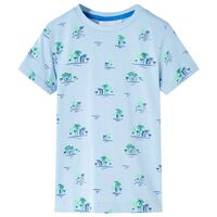 Kinder-T-Shirt Hellblau 92