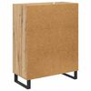 vidaXL Sideboard Artisan-Eiche 69,5 x 34 x 90 cm Verbundholz und Eisen