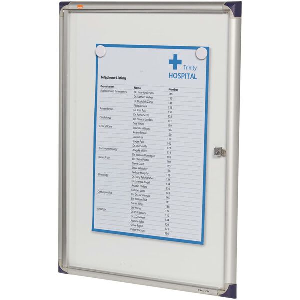 Nobo Schaukasten Magnetisch Glas