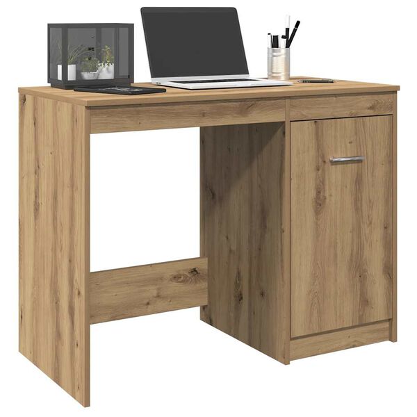 vidaXL Schreibtisch Artisan-Eiche 100x50x76 cm Holzwerkstoff