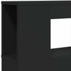 vidaXL LED-Kopfteil Schwarz 220x18,5x103,5 cm Holzwerkstoff