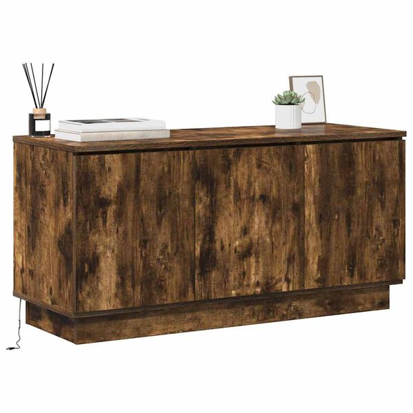 vidaXL TV-Schr&auml;nk Ger&auml;ucherte Eiche 100 x 38 x 49 cm Holzwerkstoff
