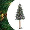 vidaXL Schlanker Weihnachtsbaum Gr&uuml;n 180 cm