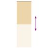 vidaXL Verdunkelungsrollo Beige 75x230cm Stoffbreite 70,7 cm Polyester