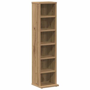 vidaXL CD-Regal Artisan-Eiche 21x20x88 cm Holzwerkstoff