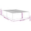 vidaXL Bettgestell ohne Matratze Dunkelgr&uuml;n 160x200 cm Samt