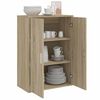 vidaXL Sideboard Sonoma-Eiche 60x31x84 cm Holzwerkstoff