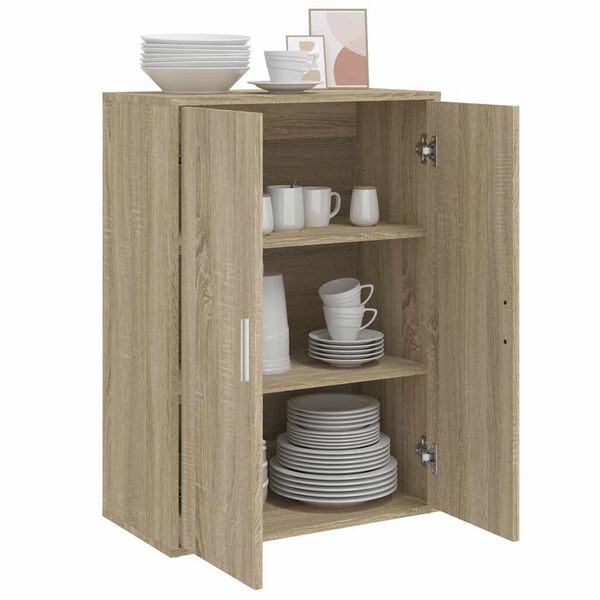 vidaXL Sideboard Sonoma-Eiche 60x31x84 cm Holzwerkstoff