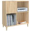 vidaXL Plattenschrank Sonoma-Eiche 84,5x38x89 cm Holzwerkstoff