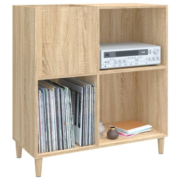 vidaXL Plattenschrank Sonoma-Eiche 84,5x38x89 cm Holzwerkstoff