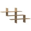 vidaXL Wandregal Artisan-Eiche 124,5x18x60,5 cm Holzwerkstoff