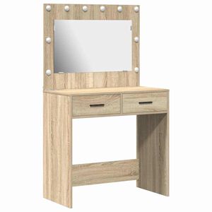 vidaXL Schminktisch Sonoma-Eiche 78,5 x 41 x 135 cm Holzwerkstoff